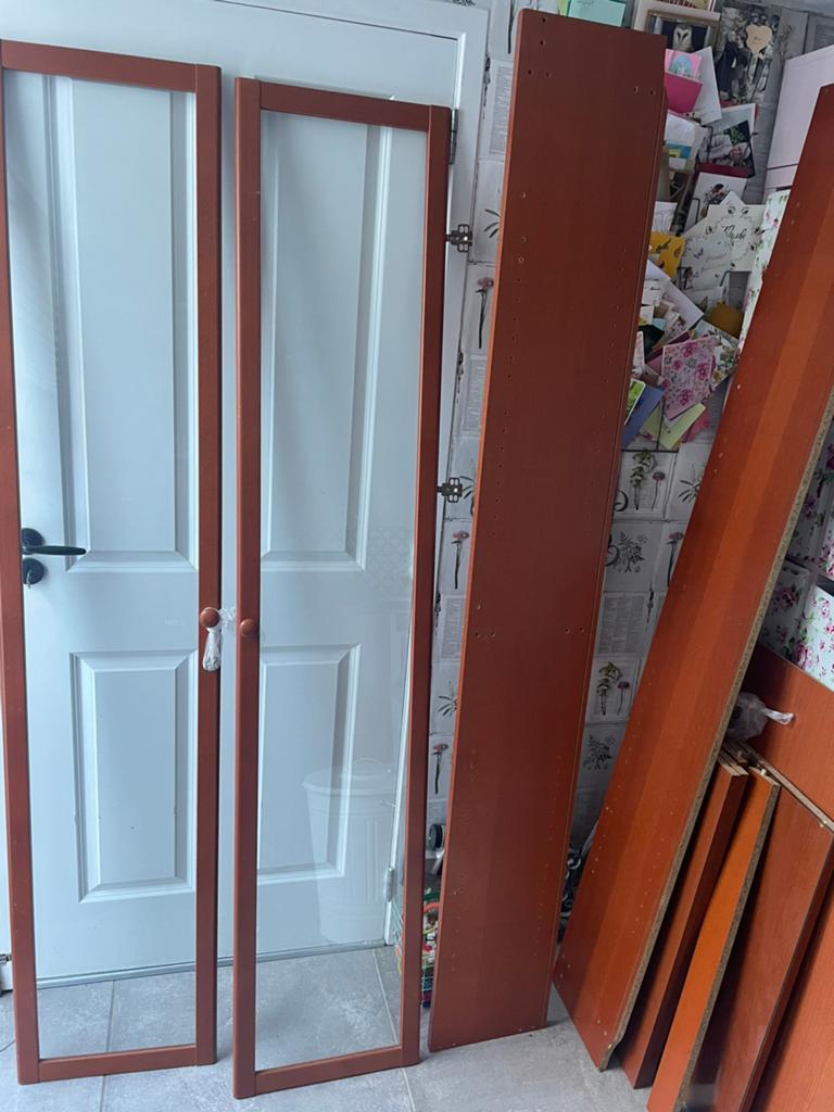 Billy boekenkast vitrine kast TEAB, Huis en Inrichting, Kasten | Vitrinekasten, Ophalen, 50 tot 100 cm, 25 tot 50 cm, Gebruikt