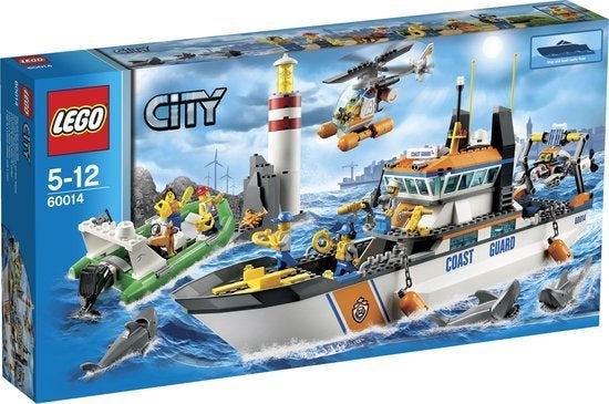 Lego City Kustwacht boot - 60014, Inclusief instructies, City, Lego, Ophalen of Verzenden