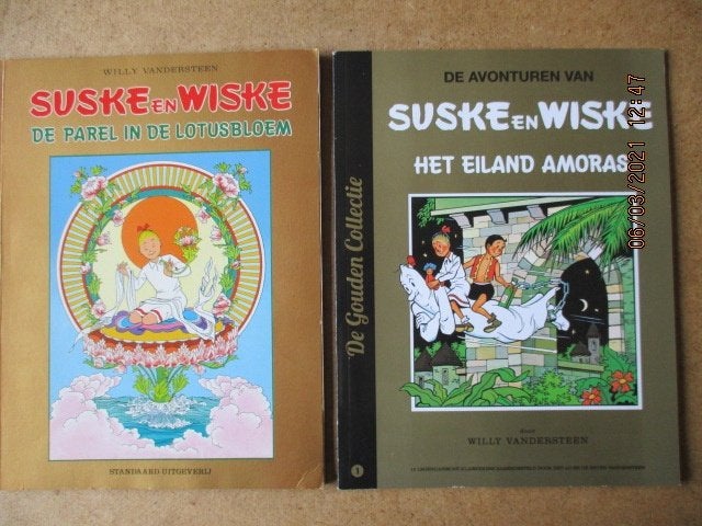 adv0288 suske en wiske gouden uitgaven, Boeken, Meerdere stripboeken, Ophalen, Gelezen