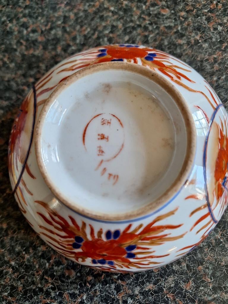 Set van 2 Chinese kommen met handgeschilderd decor, Ophalen of Verzenden