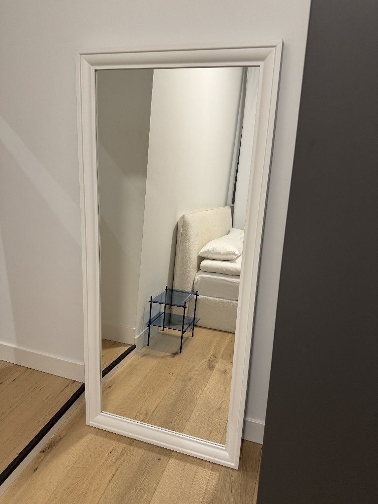 IKEA TOFTBYN spiegel – wit – 75  165 cm, Huis en Inrichting, Woonaccessoires | Spiegels, Ophalen, Gebruikt, 75 tot 100 cm, 150 tot 200 cm