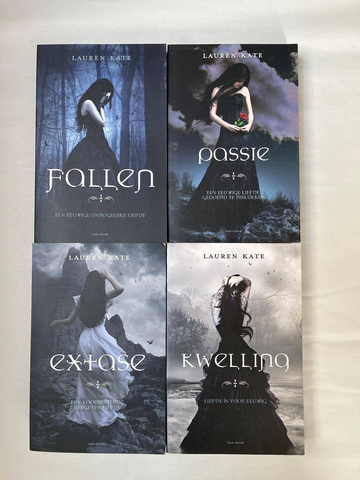 Fallen serie - Lauren Kate (4 boeken);, Ophalen, Zo goed als nieuw, Nederland
