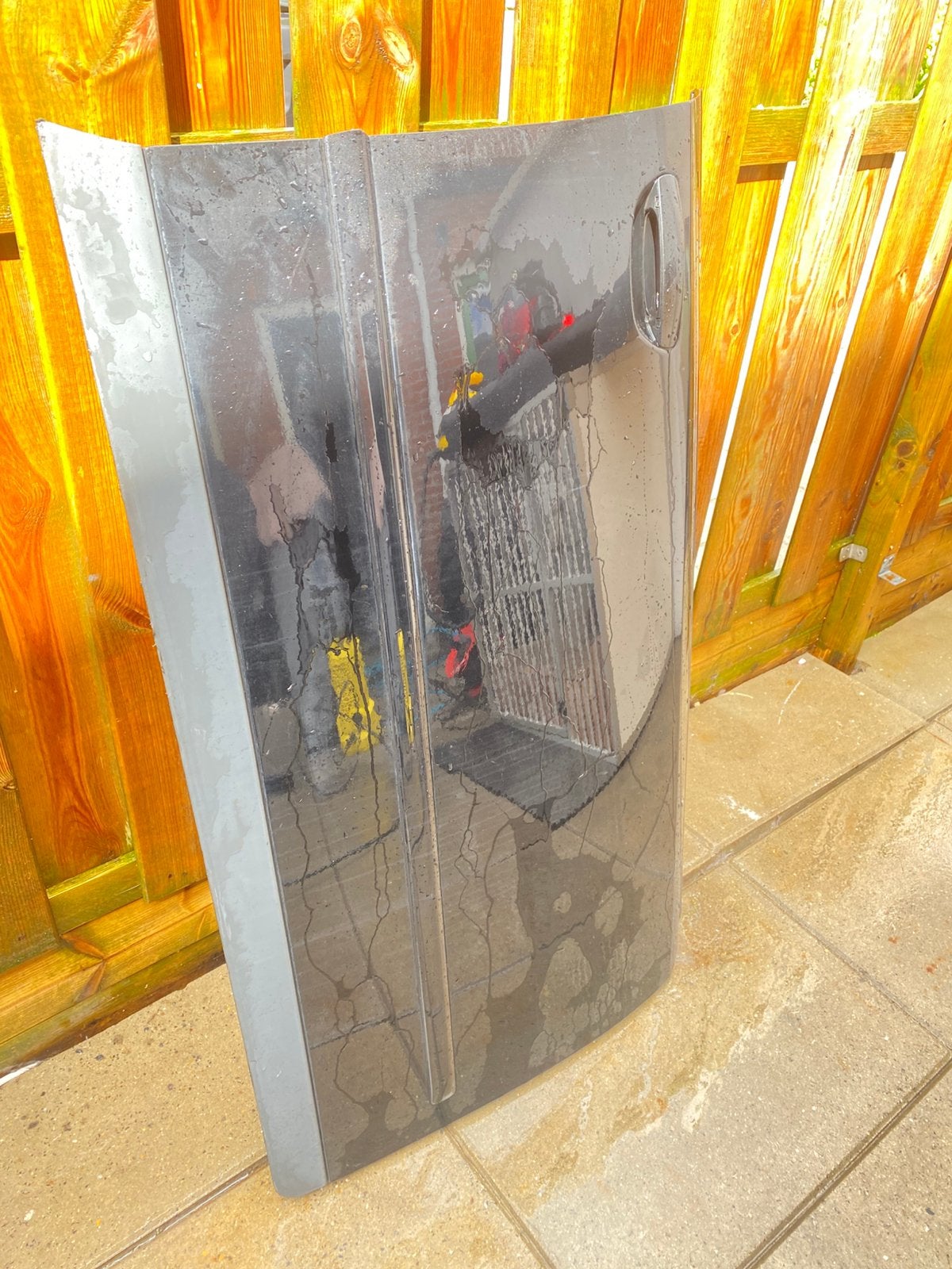 Audi a4 b6 RV portier metalic zwart, Ophalen, Voor, Audi, Deur