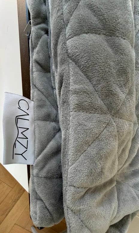 Calmzy verzwaringsdeken - Grijs - Zo goed als nieuw, Ophalen of Verzenden, Zo goed als nieuw, Fleece, Grijs
