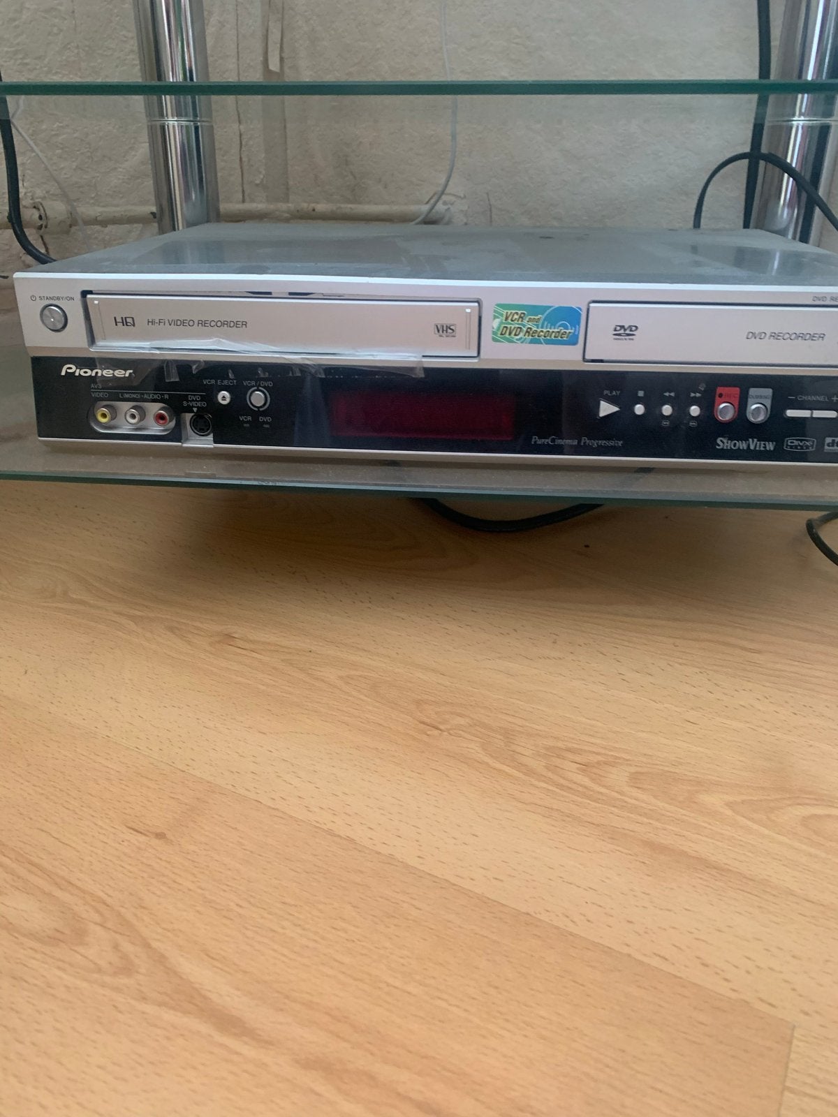 Pioneer VHS/DVD Recorder Combo Speler, Audio, Tv en Foto, Videospelers, Ophalen of Verzenden, Gebruikt, VHS-speler of -recorder