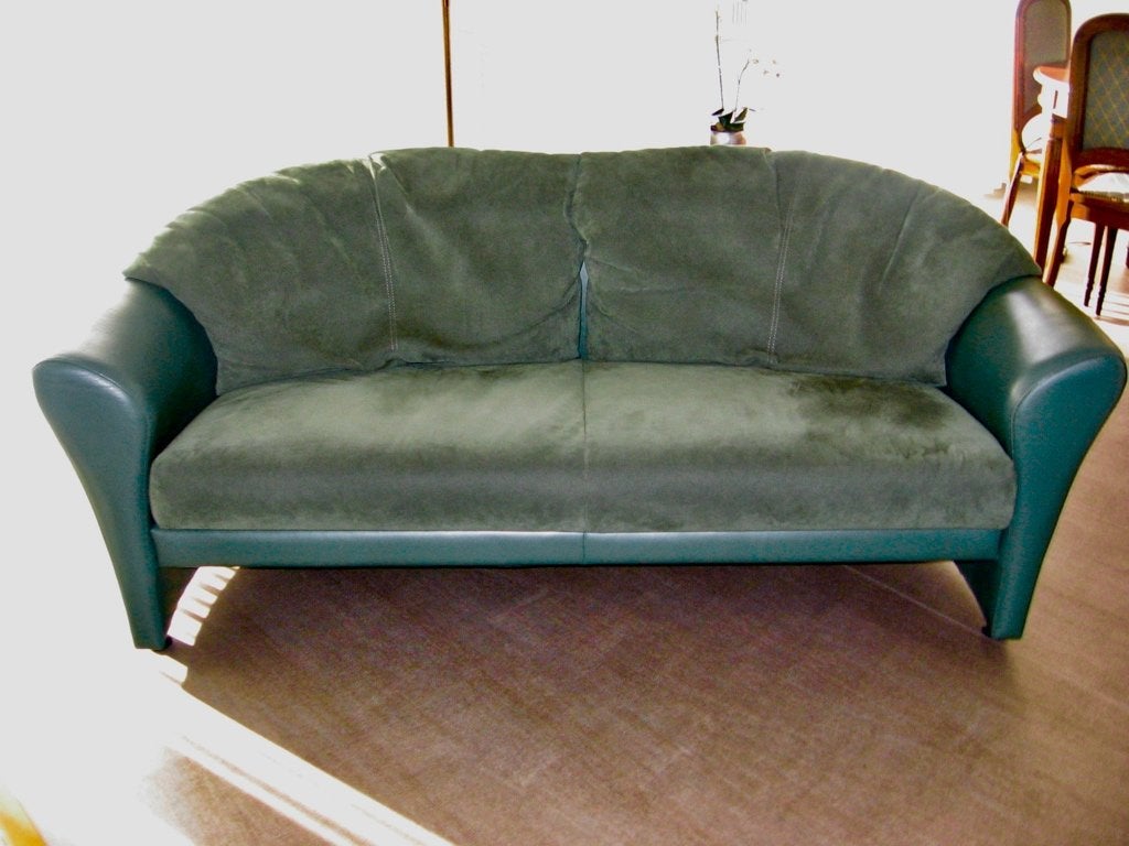 Compacte Leolux bank, Huis en Inrichting, Banken | Bankstellen, Ophalen, Gebruikt, Neutraal, 150 tot 200 cm