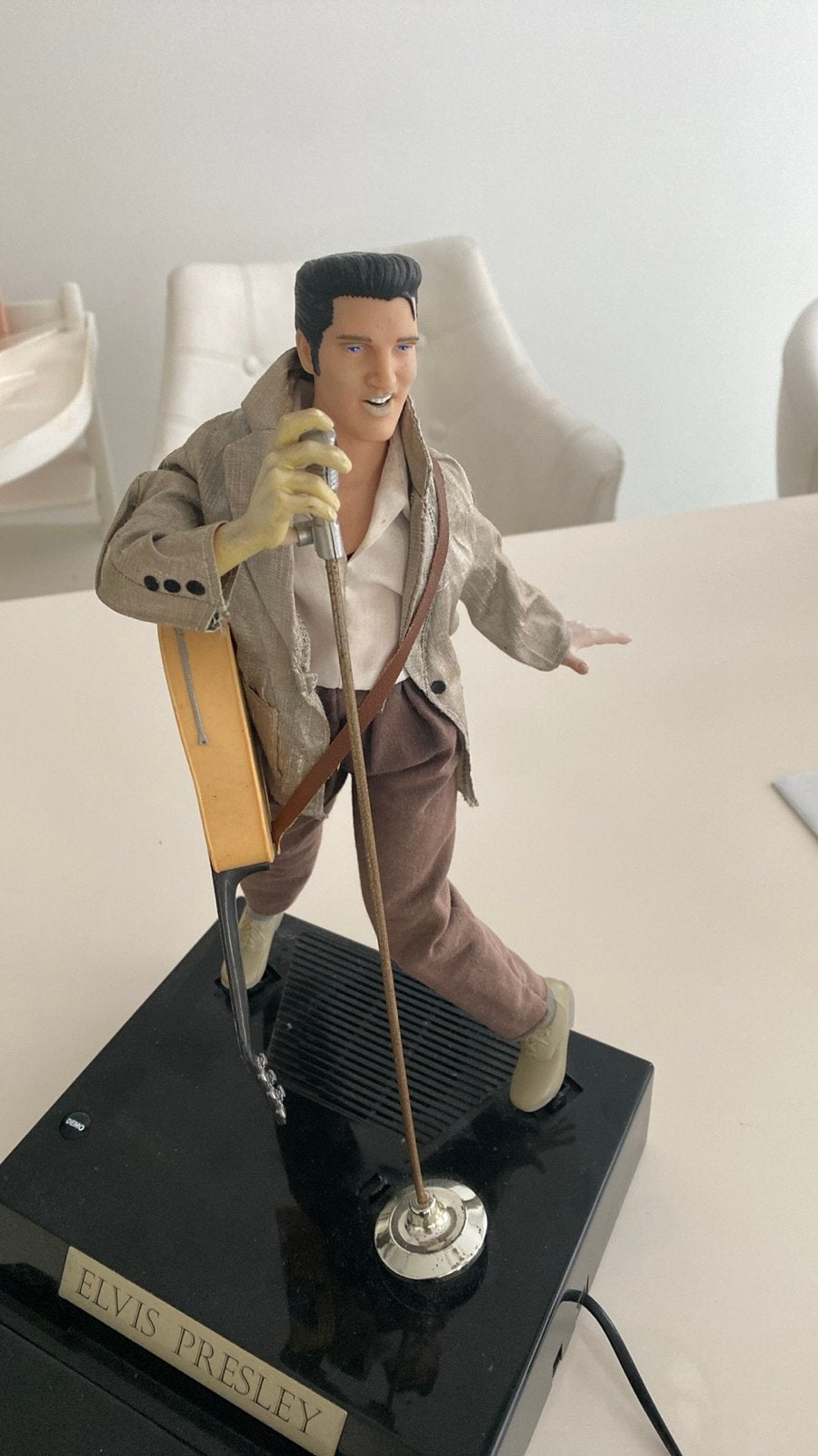 Vintage Elvis Presley Telefoon met Figuur, Ophalen of Verzenden, Gebruikt