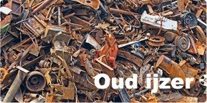Oud ijzer en metalen wij halen het bij u op!!, Ophalen, Gebruikt