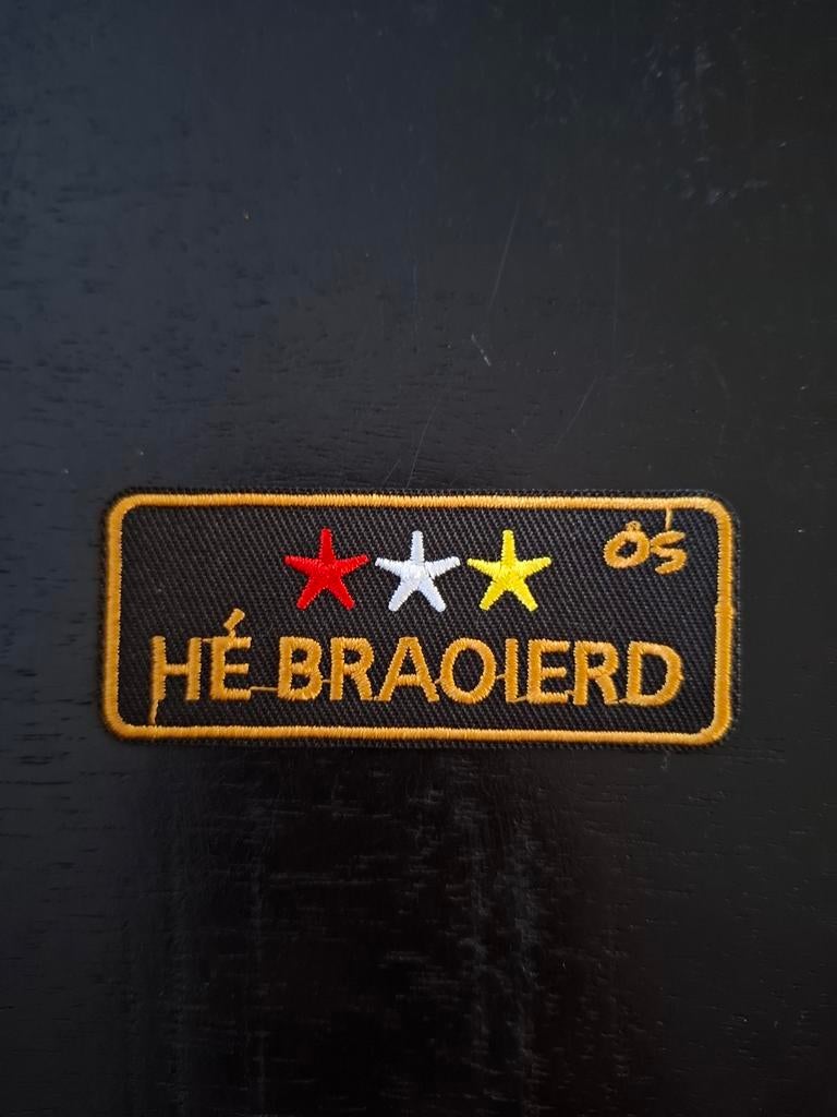 Carnavals embleem hé braoierd oeteldonk, Kleding | Dames, Carnavalskleding en Feestkleding, Ophalen, Nieuw, Carnaval