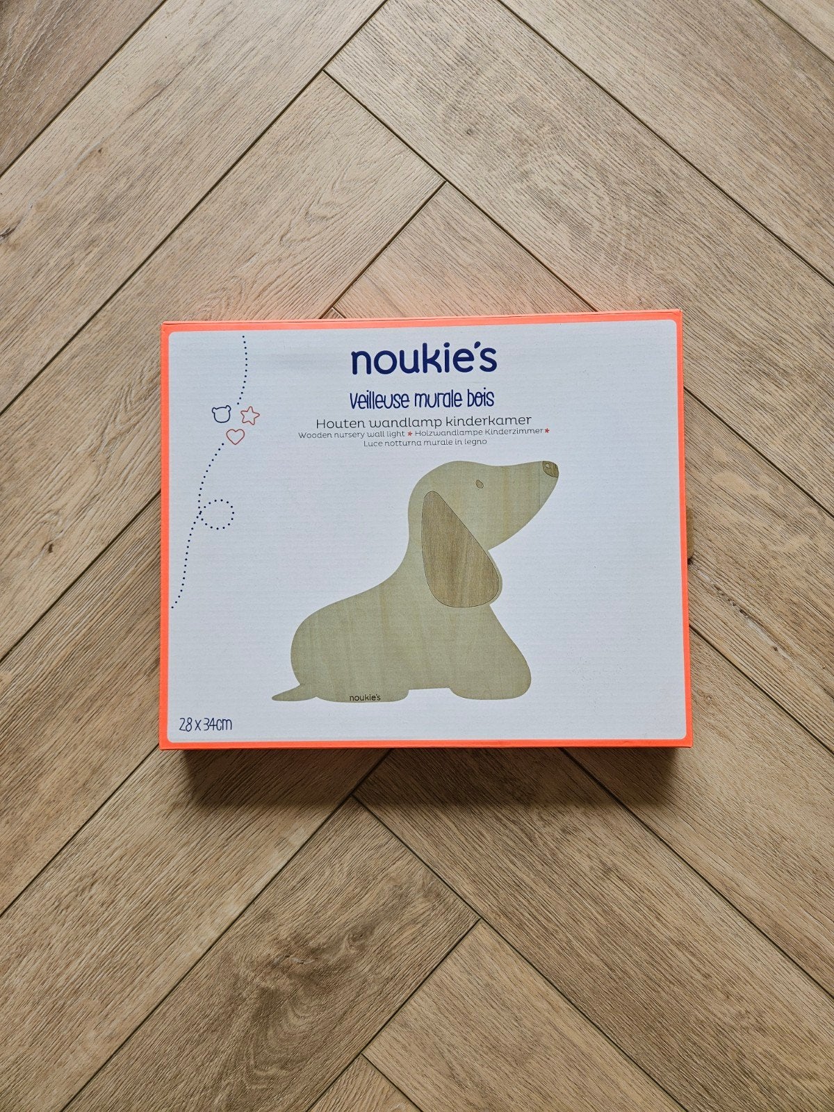 Houten wandlamp kinderkamer, Kinderen en Baby's, Kinderkamer | Inrichting en Decoratie, Ophalen of Verzenden, Nieuw, Wanddecoratie