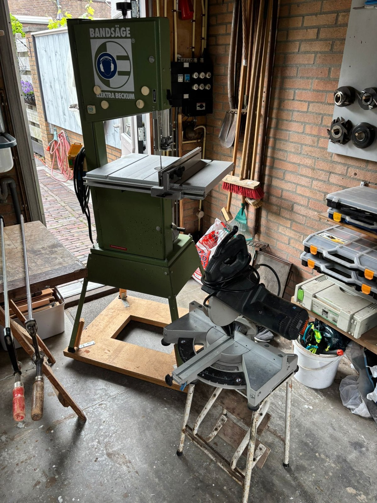 Werkplaatsmachines & lijmtangen complete set, Ophalen