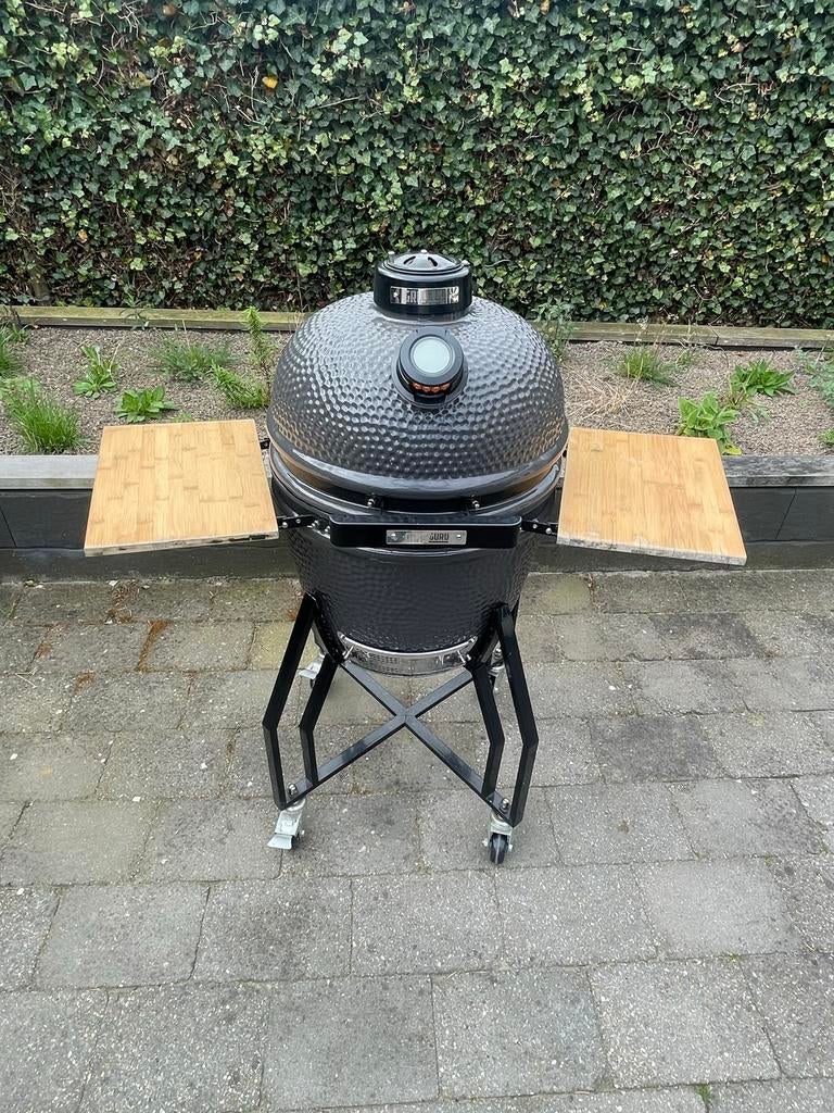 Grill Guru Large met digitale thermometer en accessoires, Tuin en Terras, Houtskoolbarbecues, Ophalen, Gebruikt, Met accessoires