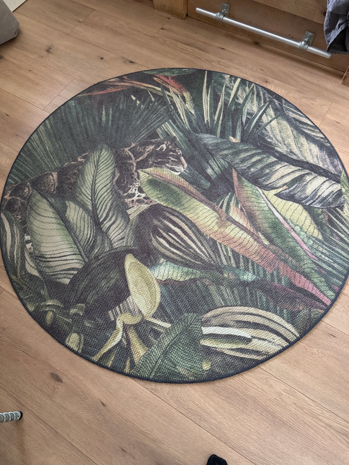 Vloerkleed, jungle kamer, Ophalen, Zo goed als nieuw, Kleed of Kussen
