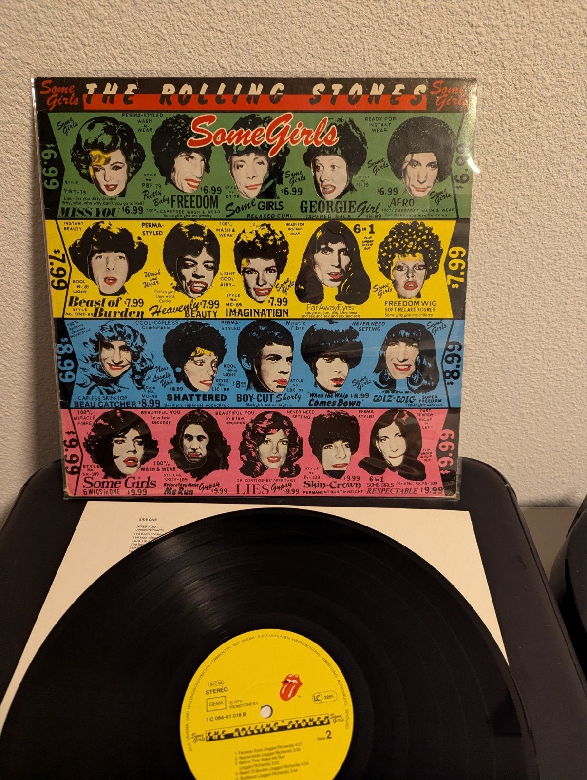 The Rolling Stones - Some Girls ( vinyl lp), Cd's en Dvd's, Vinyl | Rock, LP, Gebruikt, 12 inch, Poprock