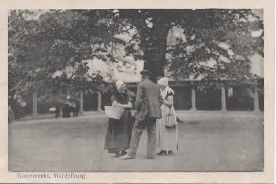 Middelburg Botermarkt, Verzenden, Voor 1920, Ongelopen, Zeeland