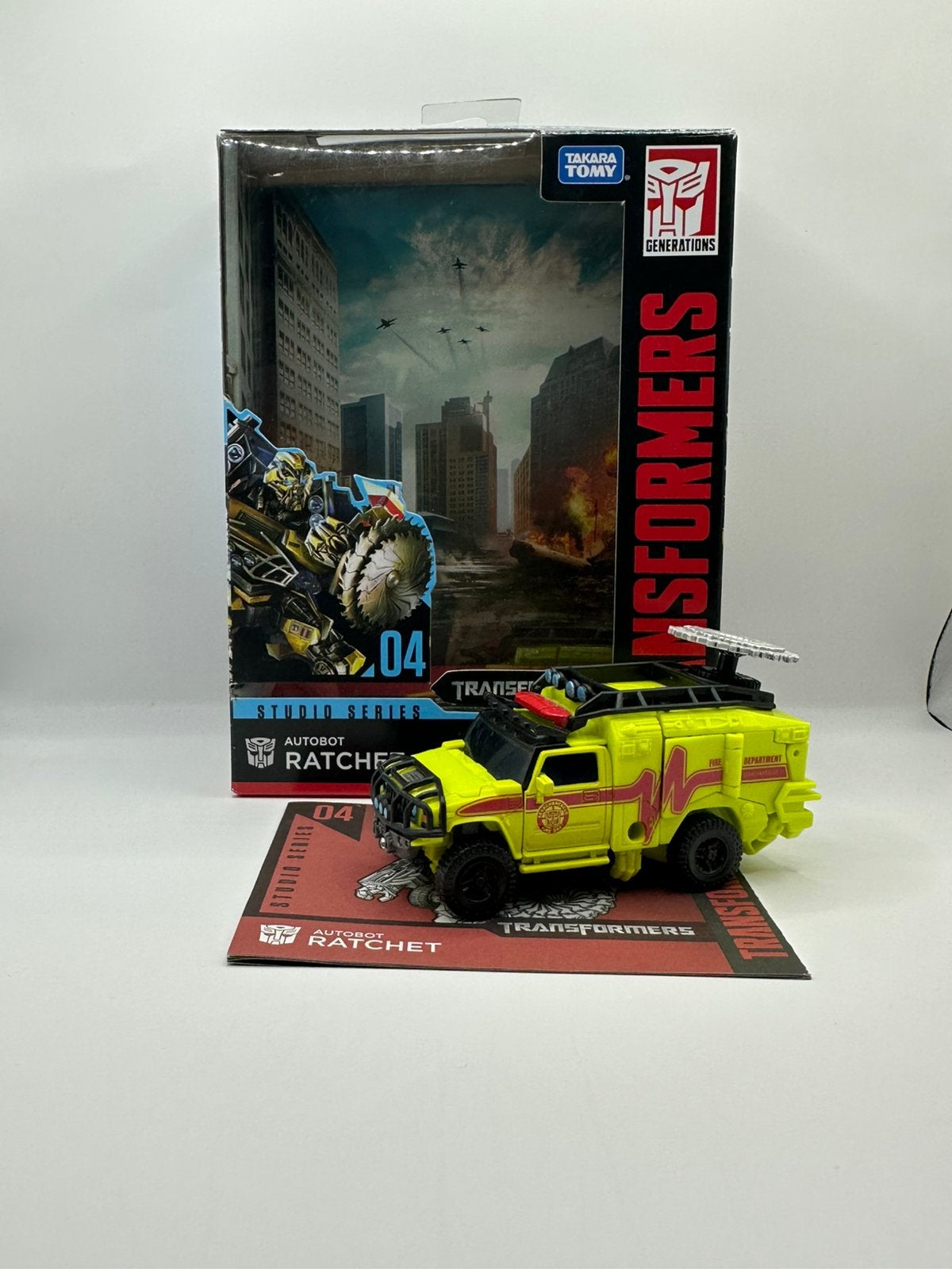Takara Tomy Transformers Autobot Ratchet 04, Verzamelen, Overige generaties, Ophalen of Verzenden, Zo goed als nieuw