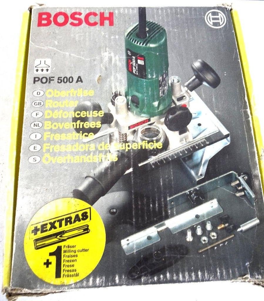 Te koop Bosch bovenfrees in prima staat., Gebruikt, Ophalen of Verzenden, Bovenfrees, Bosch