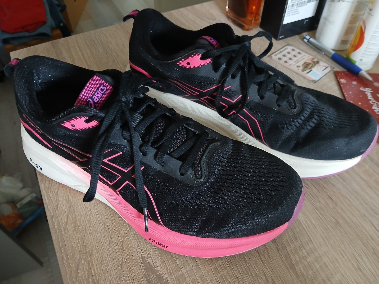 Asics Gel-Fortitude PureGel FF Blast wandelschoen mt 42, Sport en Fitness, Loopsport en Atletiek, Ophalen of Verzenden, Zo goed als nieuw