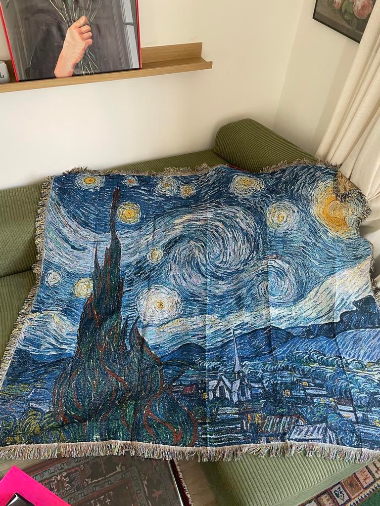 Starry Night tapestry, Ophalen of Verzenden, Rechthoekig, 200 cm of meer