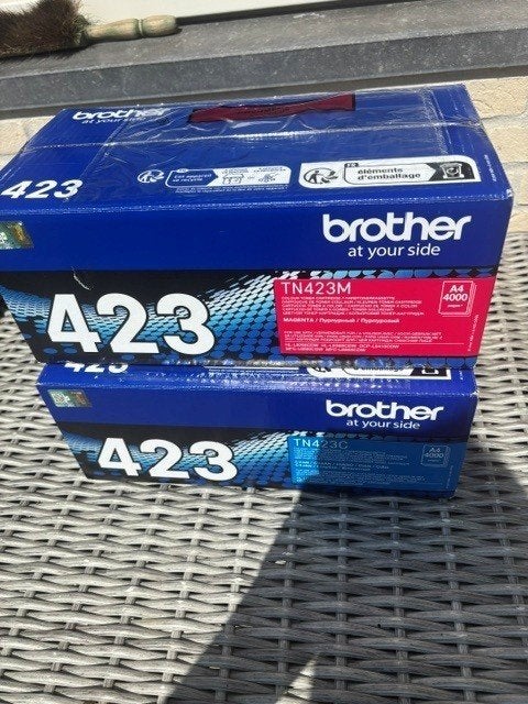 Brother TN 423 C en M Orginele, Computers en Software, Printerbenodigdheden, Ophalen of Verzenden, Nieuw, Toner