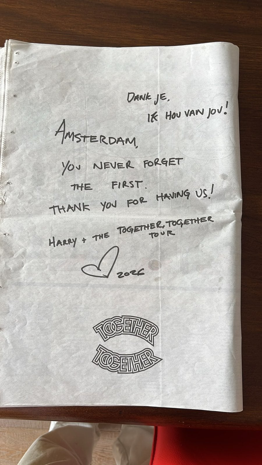 Parool Harry Styles GRATIS af te halen, Ophalen