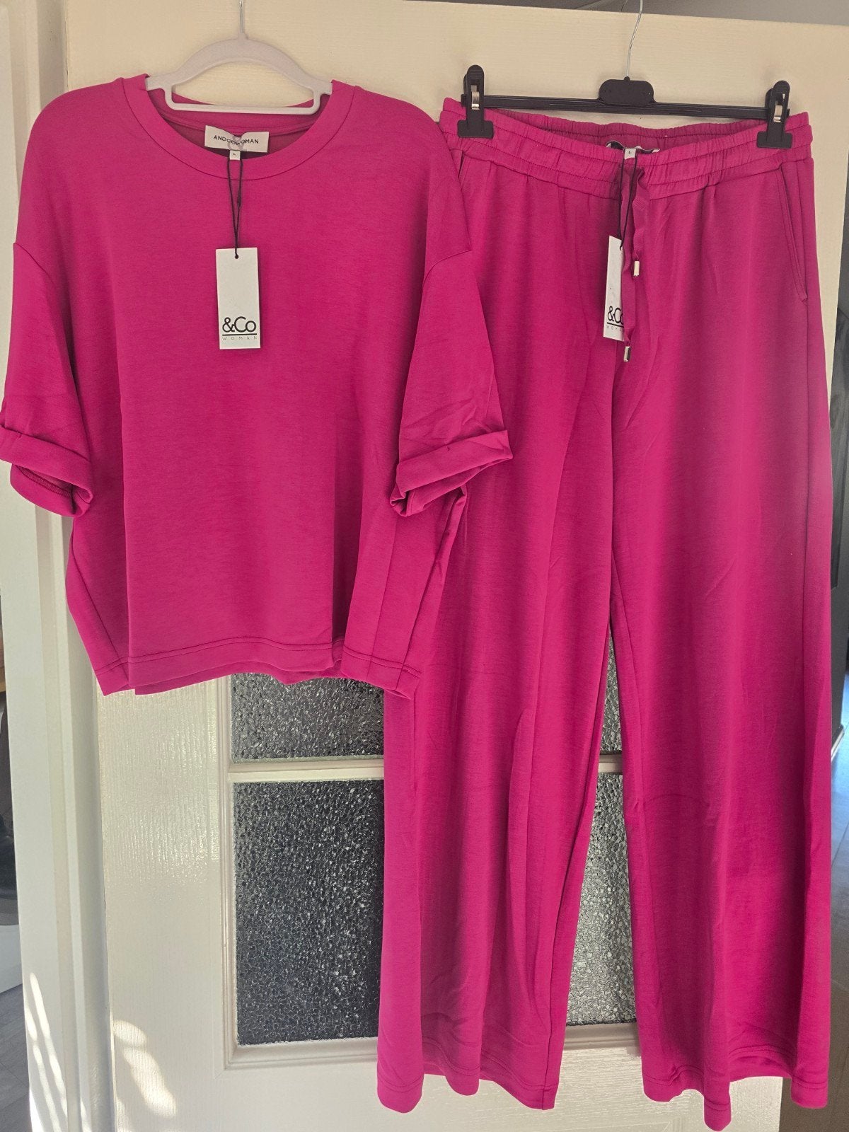 nieuw &co woman andcowoman and cowoman L fuchsia set, Ophalen of Verzenden, Nieuw, Roze