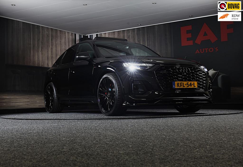 Audi Q5 Sportback 50 TFSI e Quattro SQ5 Look / RS Zetels / M, Auto's, Automaat, Gebruikt, 4 cilinders, Zwart