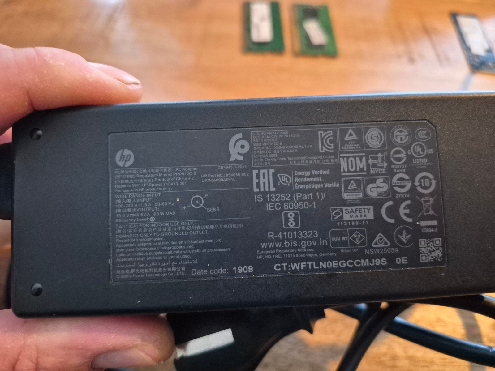 oplader hp laptop., Ophalen of Verzenden