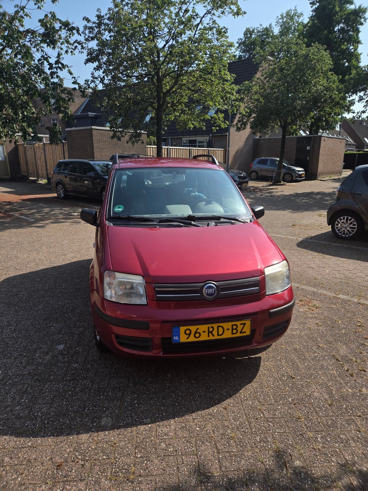 Fiat Panda 1.2 Dualogic 2005 Rood, 840 kg, Origineel Nederlands, Particulier, Blauw