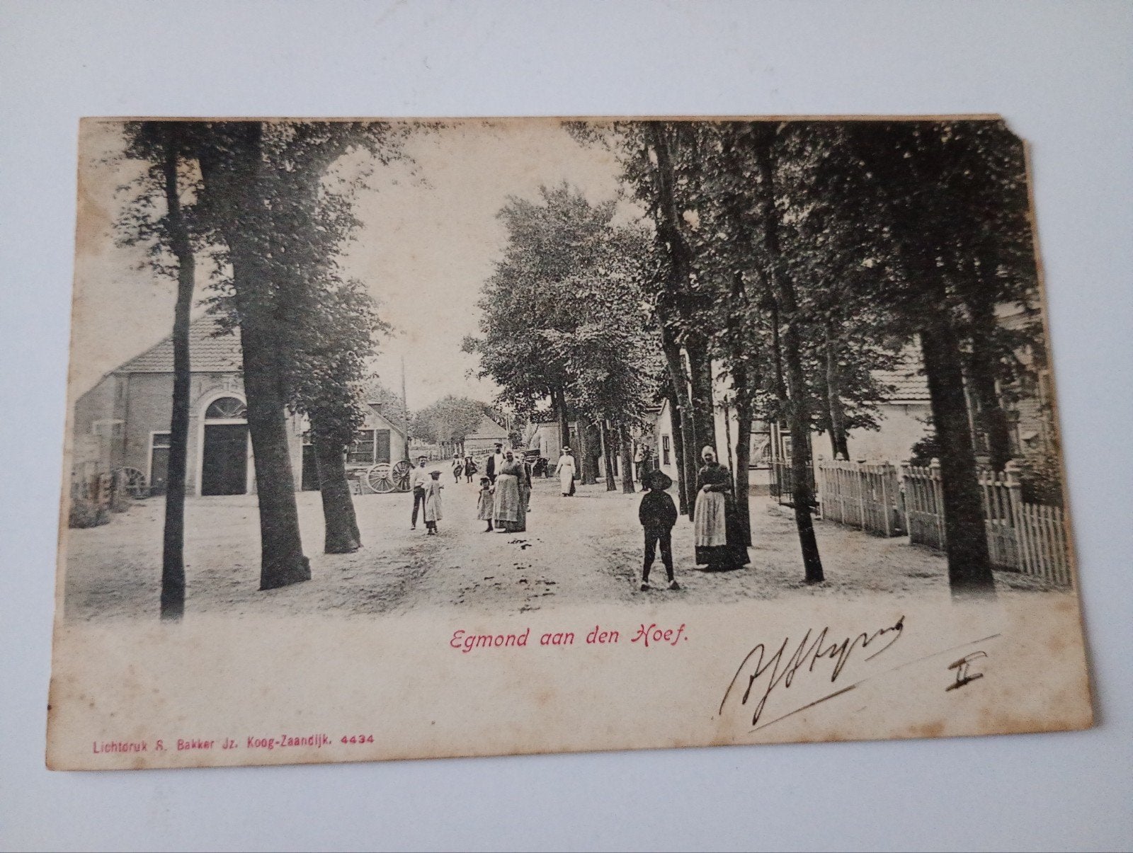 Egmond aan den Hoef 1904, Ophalen of Verzenden, Voor 1920, Gelopen, Noord-Holland