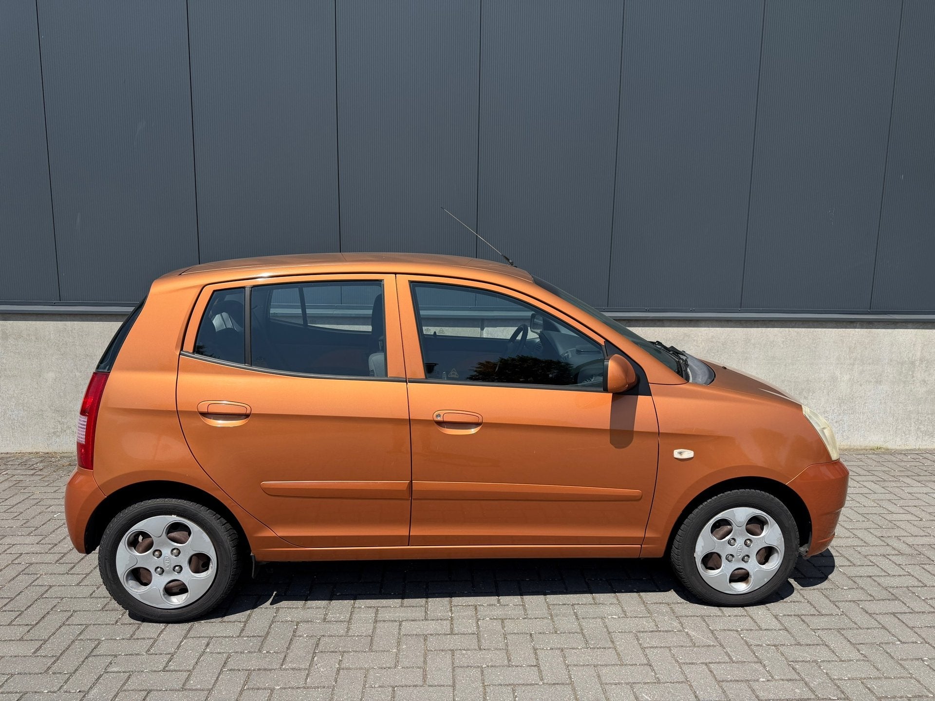 Kia Picanto 1.1 EX Automaat, Airco, Trekhaak, elektr. ramen, Auto's, Stof, Gebruikt, Zwart, Origineel Nederlands