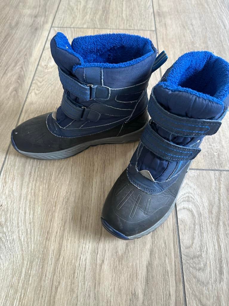 Warme blauwe snowboots - Maat 36, Kinderen en Baby's, Kinderkleding | Schoenen en Sokken, Ophalen of Verzenden, Gebruikt, Jongen of Meisje