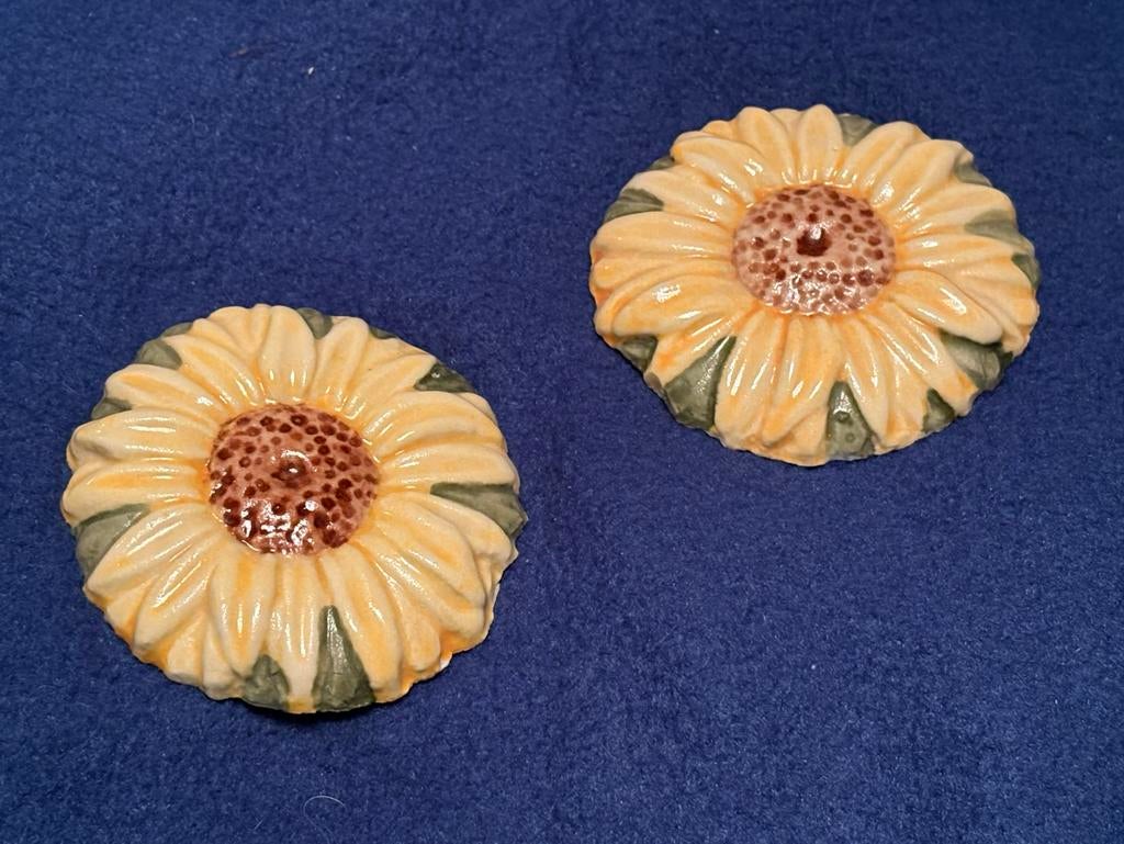 2 stuks Zonnebloem decoratie, Ophalen of Verzenden