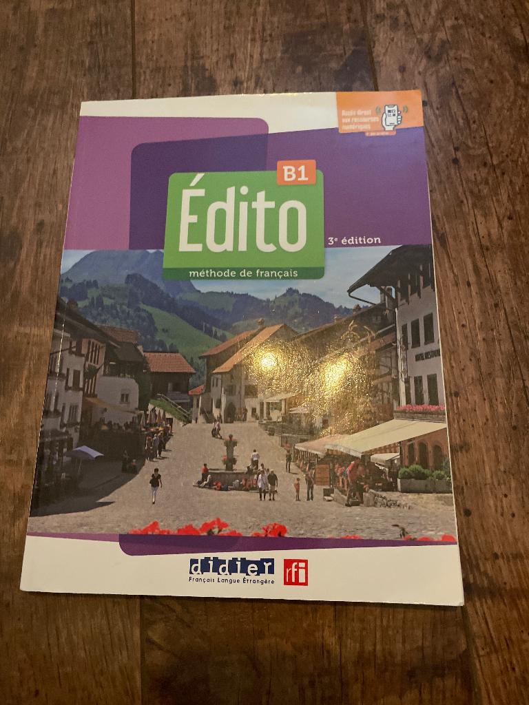 Edito méthode de français B1, Boeken, Onbekend, Frans, Ophalen of Verzenden, Zo goed als nieuw