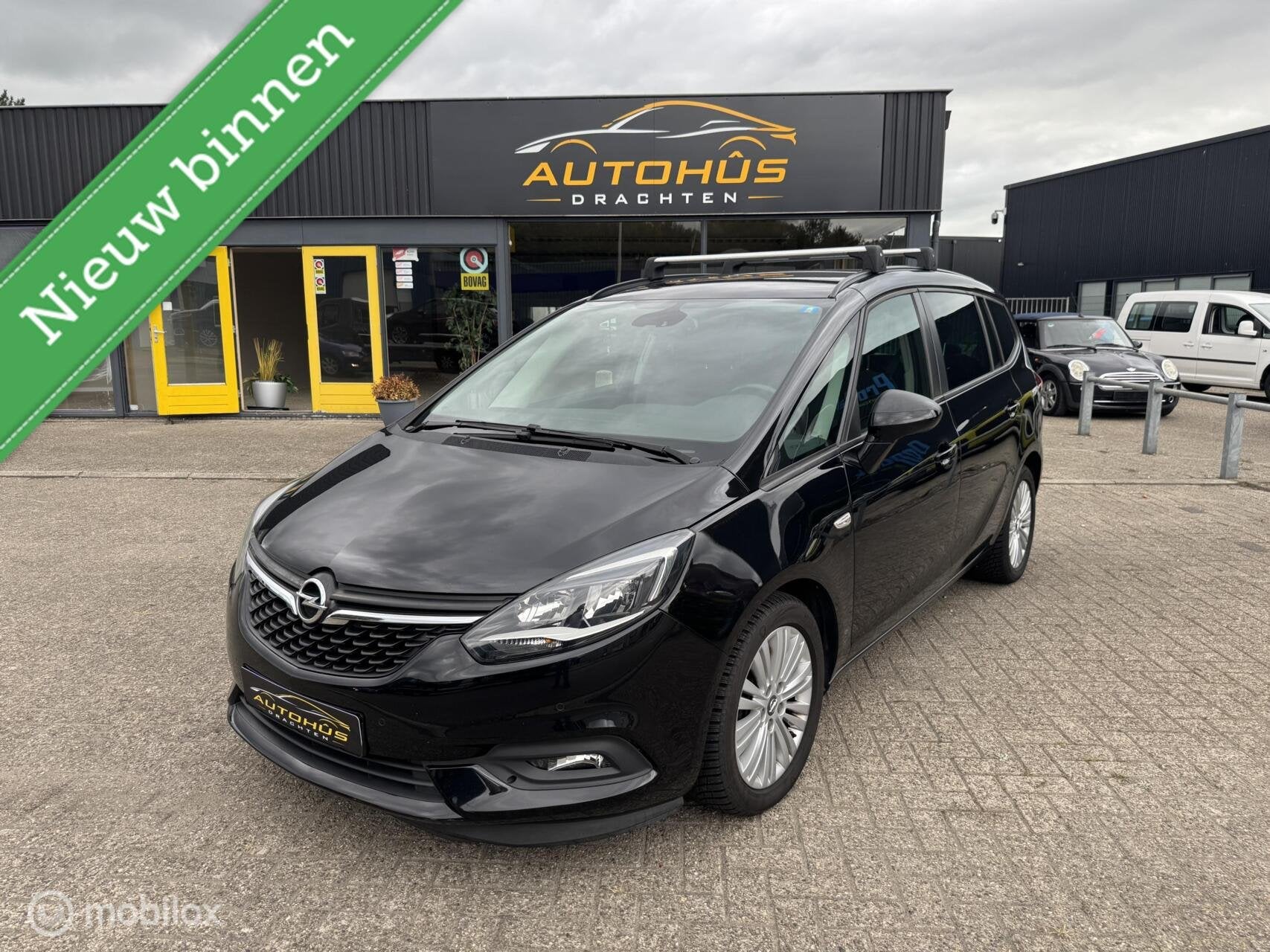 Opel Zafira 1.4 Turbo Business Executive 7p Automaat / Xenon, Auto's, Automatische klimaatregeling, 15 km/l, 4 cilinders, Zwart