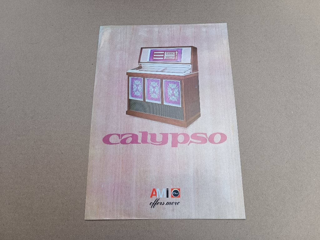 Flyer: Rowe-AMi MM6/ Calypso (1971) jukebox, Verzenden, Gebruikt, 1950 tot 1960, Seeburg