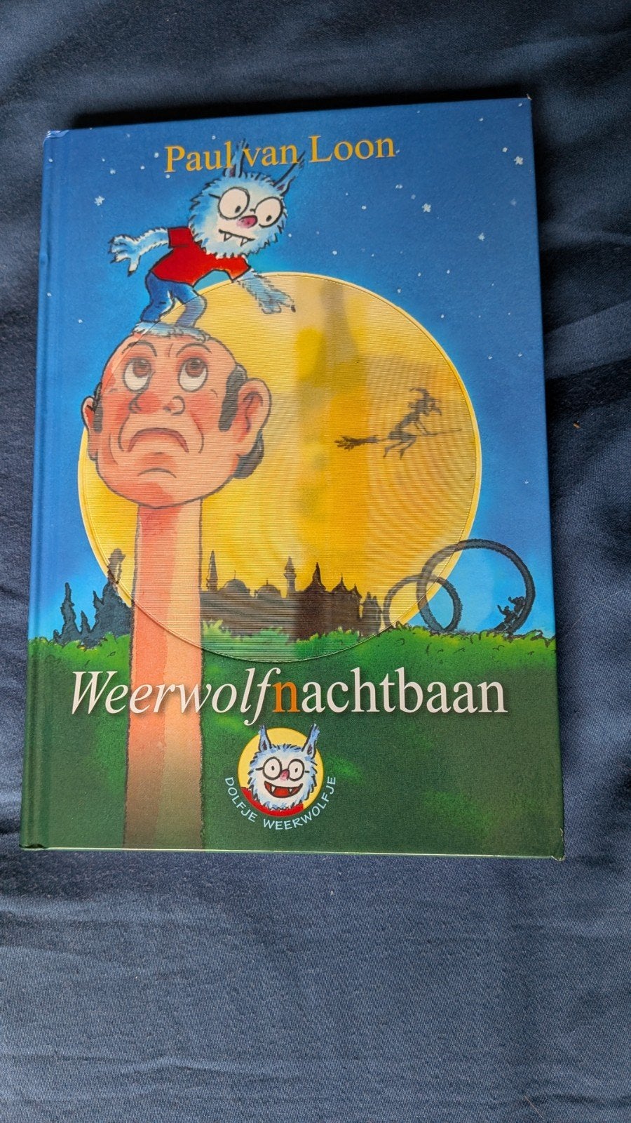 Dolfje Weerwolfje: Weerwolfnachtbaan - Paul van Loon, Ophalen of Verzenden, Zo goed als nieuw, Paul van Loon