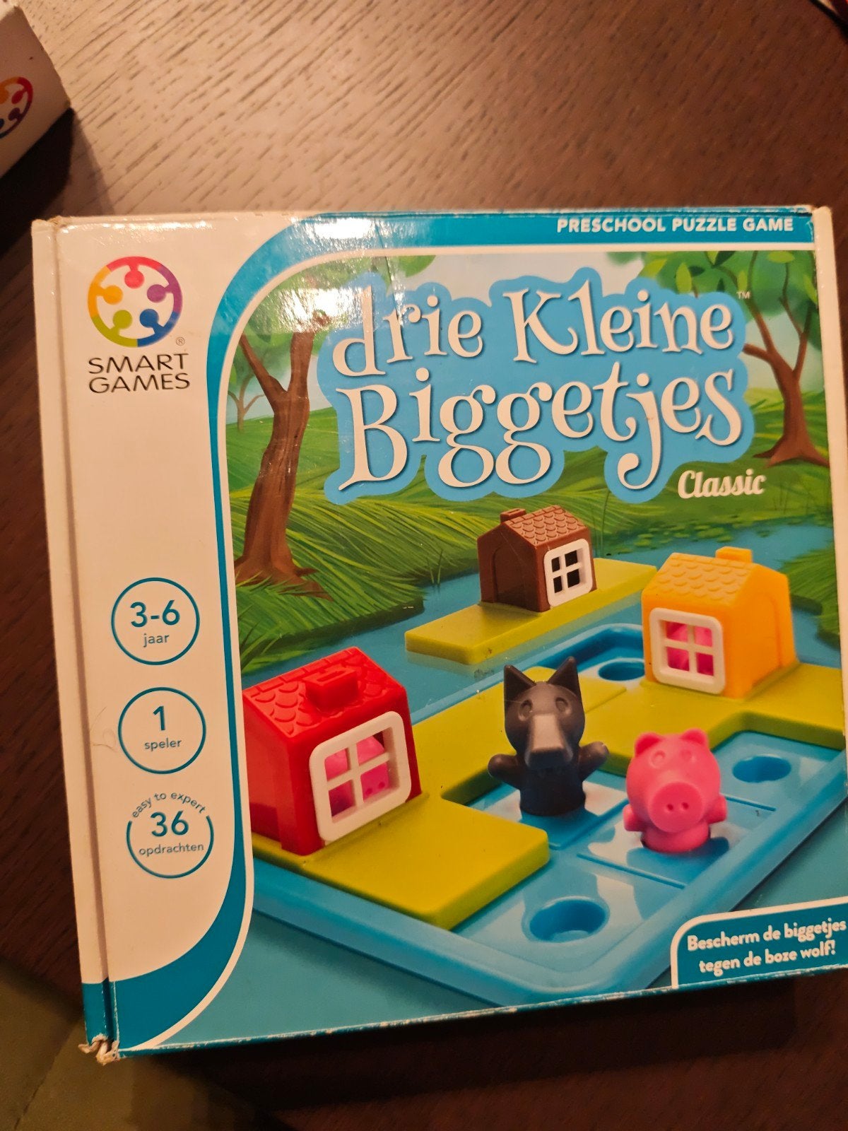 Smart Games Drie Kleine Biggetjes, Een of twee spelers, Ophalen of Verzenden, Zo goed als nieuw, Smart Games