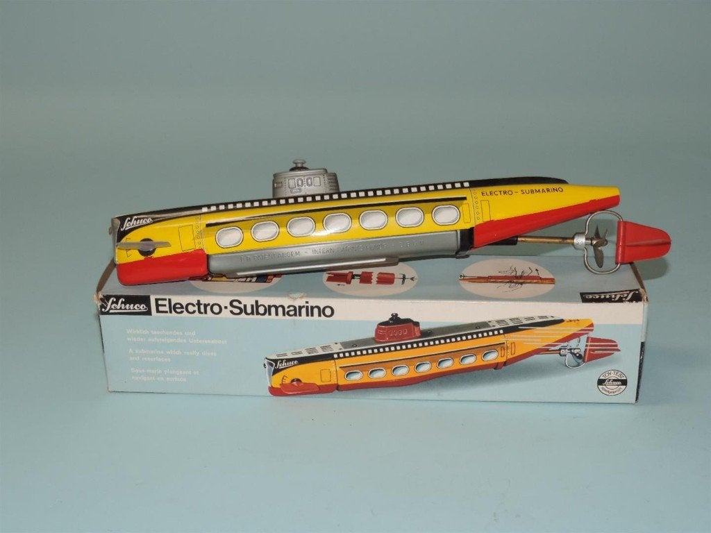 Schuco W-Germany - Electro-Submarino 5552 batterijenautomaat, Antiek en Kunst, Ophalen of Verzenden