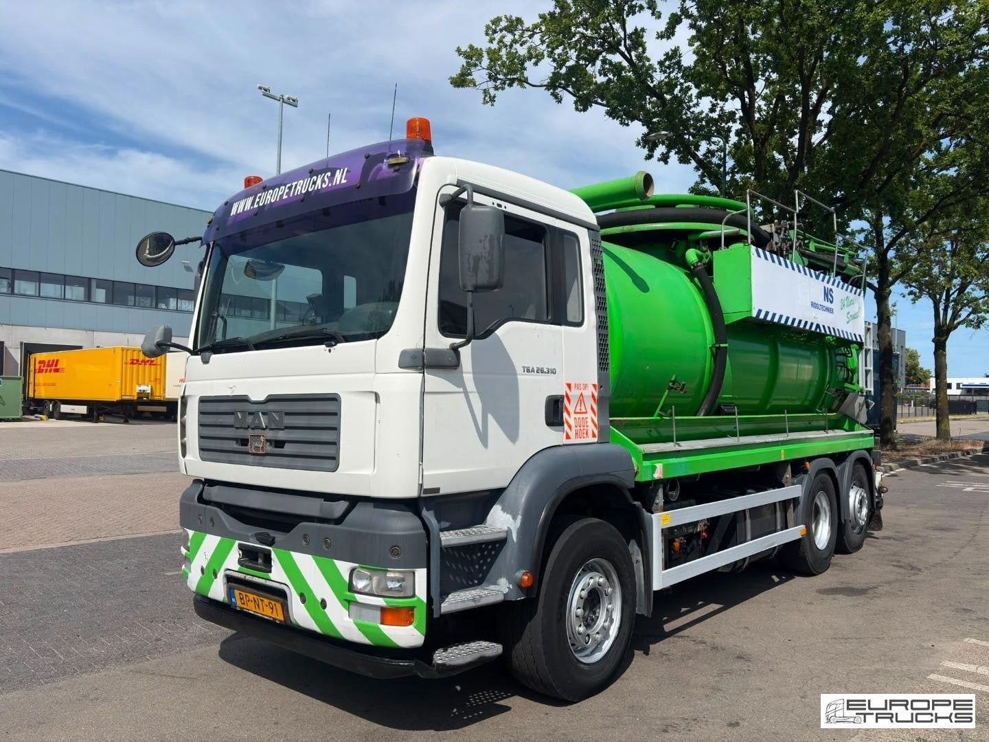 MAN TGA 26.310 Steel/Air - Ipsam Saug/Druckwagen - Manual -, Auto's, Overige kleuren, MAN, Origineel Nederlands, 2 stoelen
