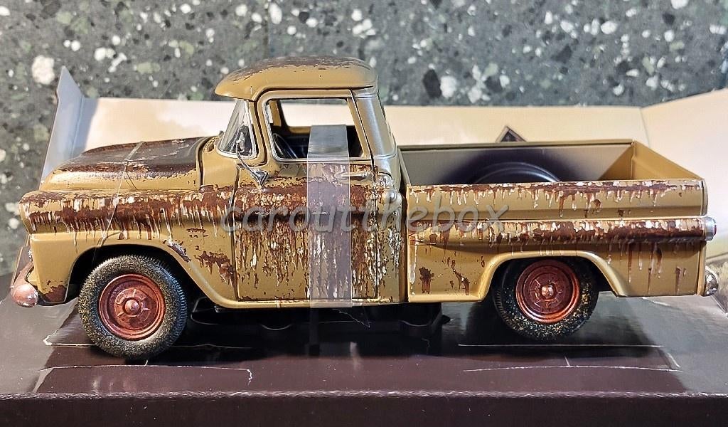 Chevy Apache Fleetside 1958 1:24 Motormax Mo103, Verzenden, Nieuw, Auto, Motormax