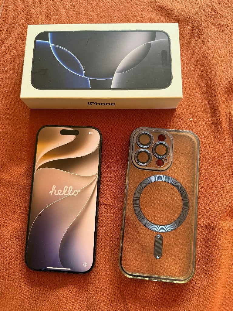 Iphone 16 PRO - 256GB - Zwart - 92% Batterij, Telecommunicatie, Zwart, Ophalen of Verzenden, Zo goed als nieuw, Zonder simlock