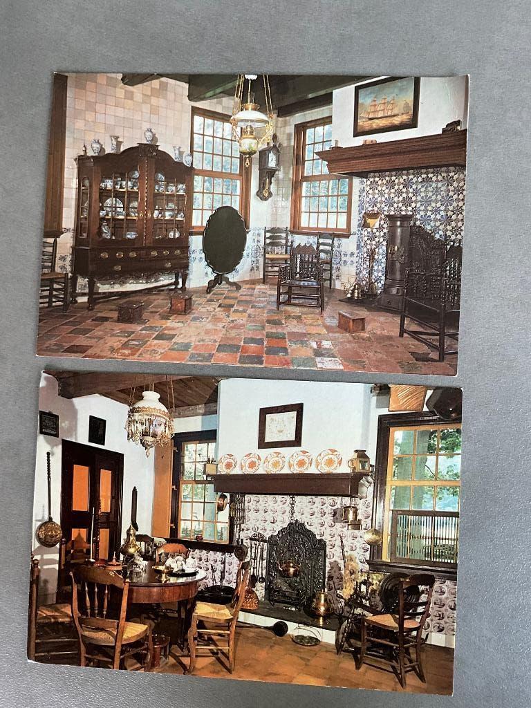 2 ansichtkaarten voor rijksmuseum volkskunde in Arnhem., Ophalen of Verzenden, Gelderland