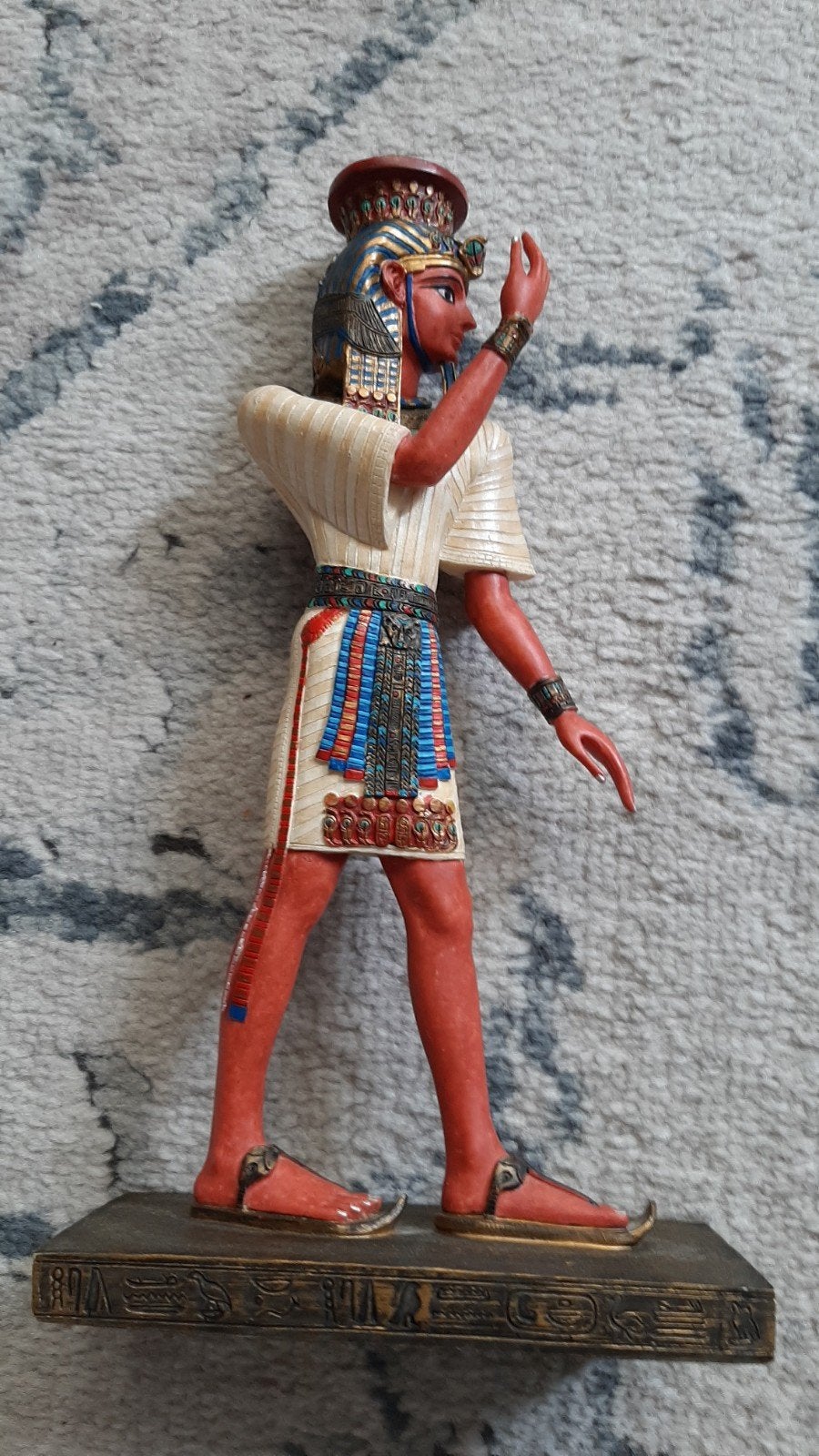 Aga gifts Egyptische beeldje - 21 cm, Verzamelen, Ophalen, Gebruikt, Mens
