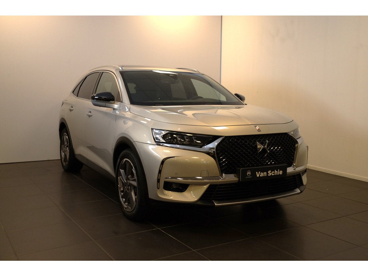 DS DS 7 Crossback e-Tense 300 4x4 So Chic Nappa Leer | Panor, Auto's, Automaat, Gebruikt, 4 cilinders, Leder