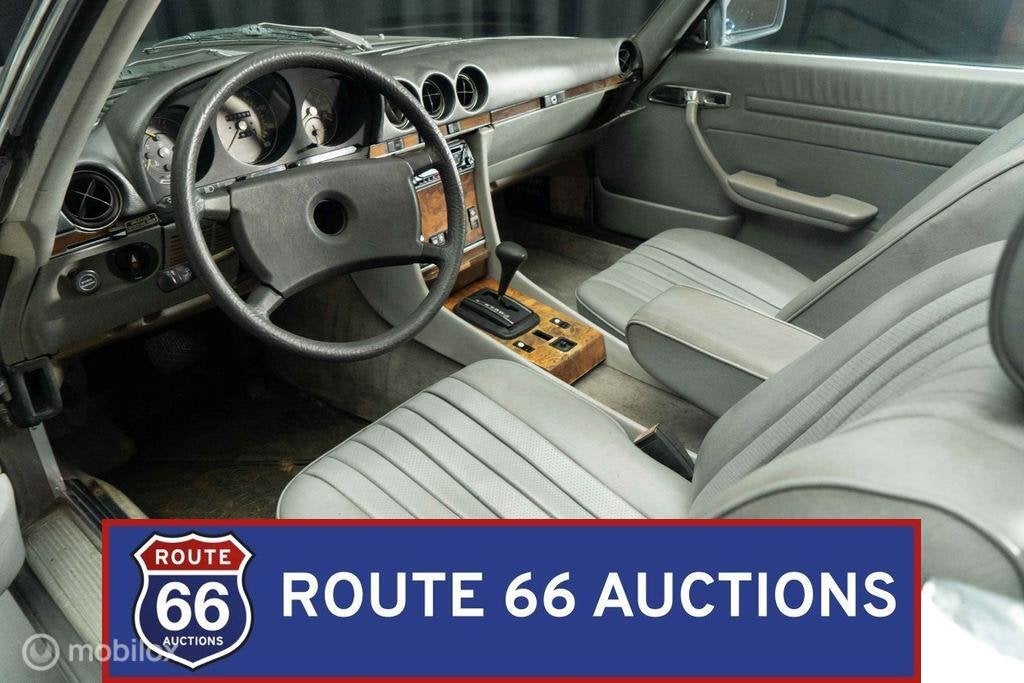 Mercedes-Benz 380 SL | 1982 | Route 66 Auctions, Auto's, Overige carrosserieën, Zwart, Mercedes-Benz, Bedrijf
