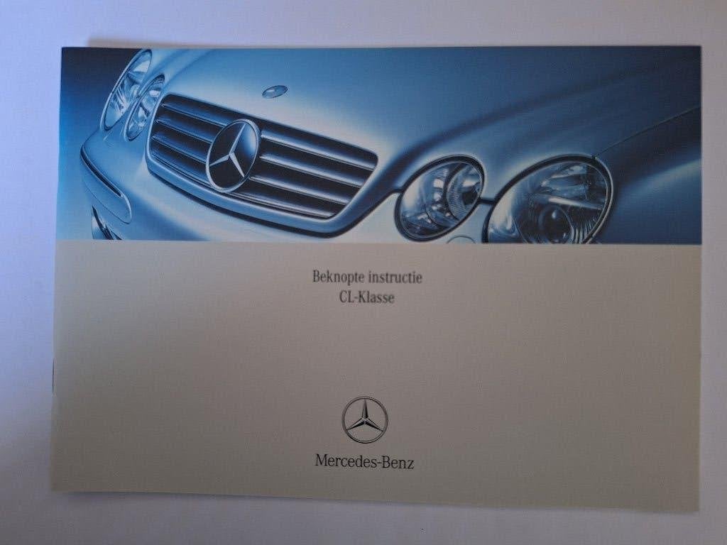 Mercedes Benz Coupe CL 215 instructie boekje 2004 600 V12, Ophalen of Verzenden, Zo goed als nieuw, Mercedes