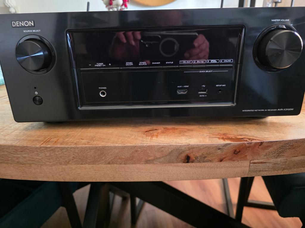 DENON AVR -X3100W MINTSTAAT ZIE OOK MEER BIJ MIJ, Ophalen, 120 watt of meer