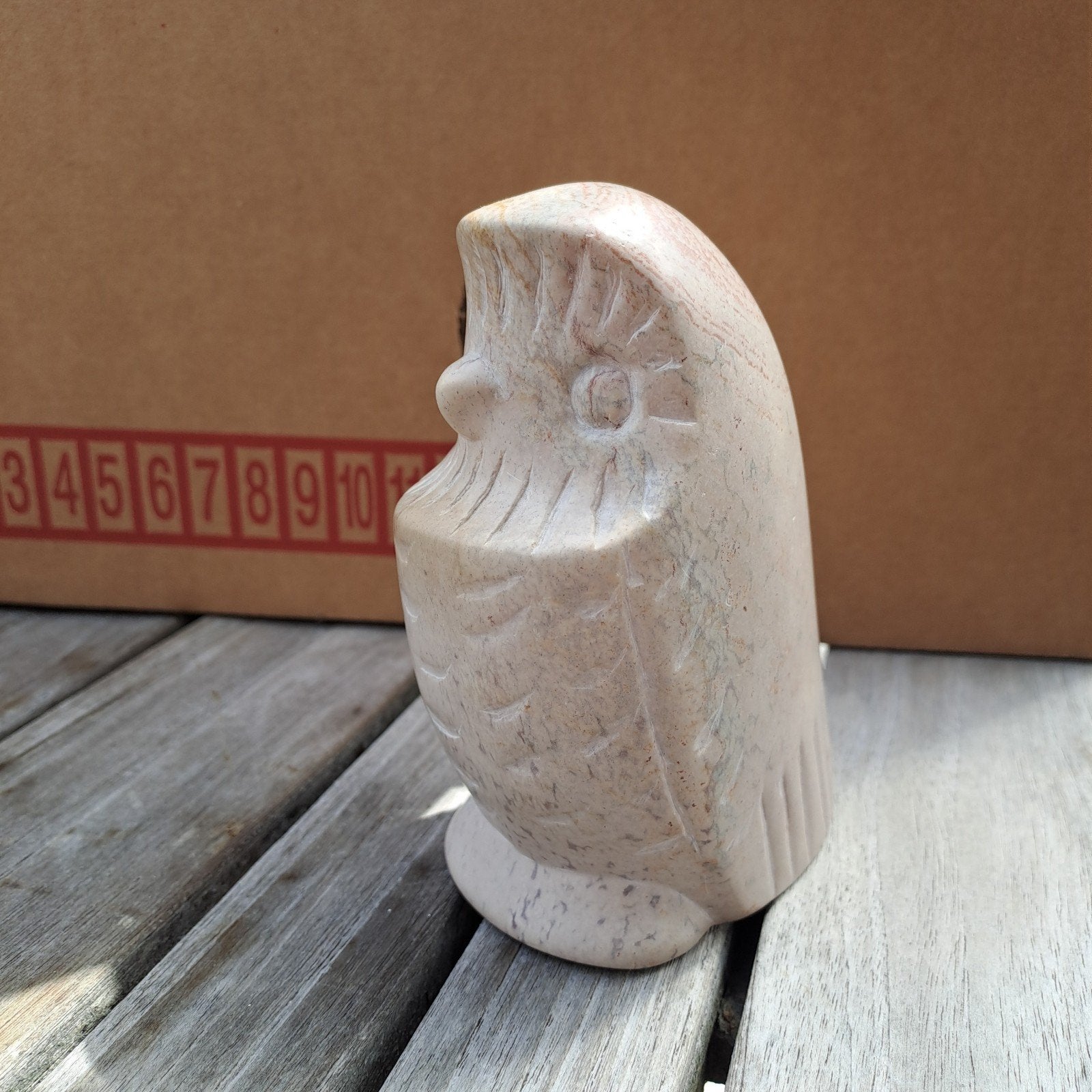 Stenen uil, Ophalen of Verzenden, Zo goed als nieuw, Vogel, Beeldje of Figuurtje