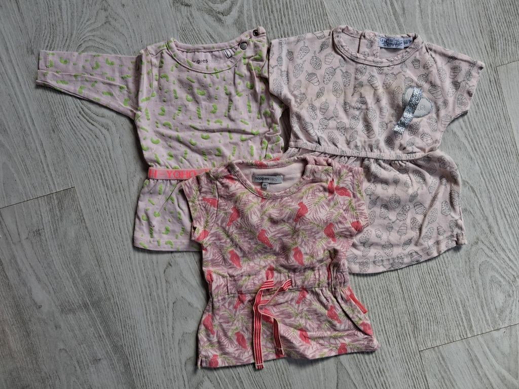 3x Jurkje Maat 50 - Noppies/ Dirkje, Kinderen en Baby's, Babykleding | Maat 50, Nacht- of Onderkleding, Meisje, Ophalen of Verzenden